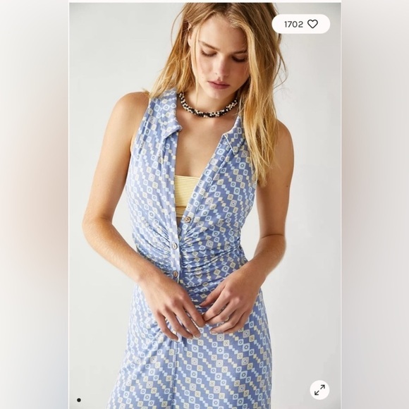 Free People Shayla Halter Flared Jumper NWOT - Picture 3 of 7